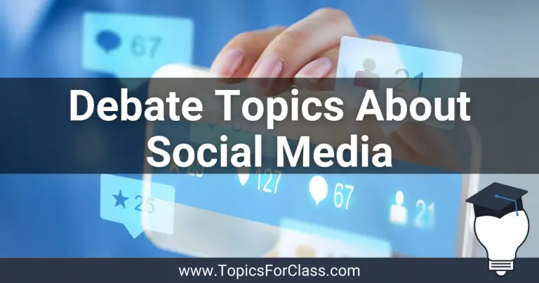 speech topics social media