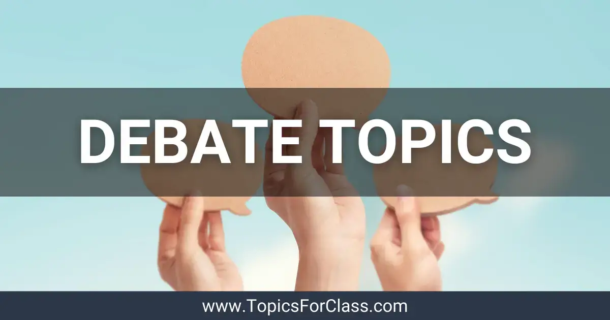 discussion topics for students