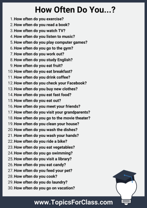 How Often Questions