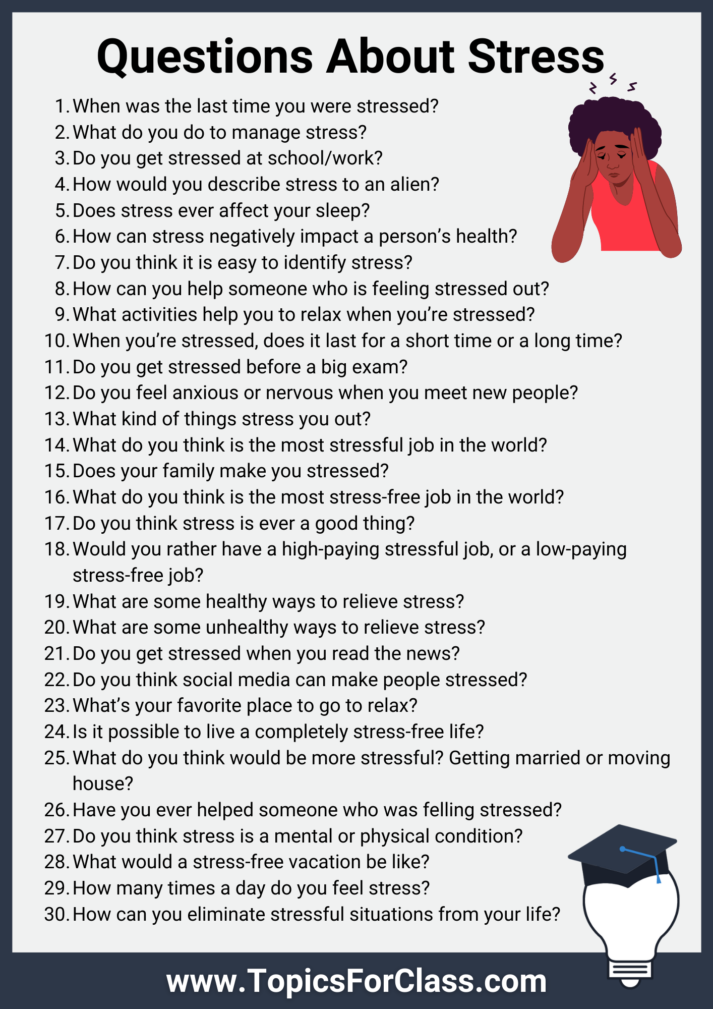 30 Questions About Stress