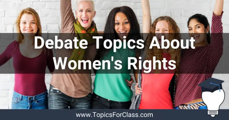 Women's Rights Debate Topics